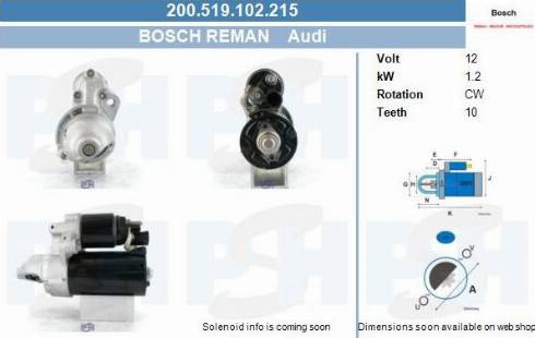 PSH 200.519.102.215 - Стартер autozip.com.ua