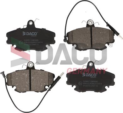 DACO 329957 - Гальмівні колодки, дискові гальма autozip.com.ua