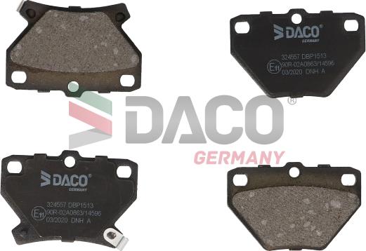 DACO 324557 - Гальмівні колодки, дискові гальма autozip.com.ua