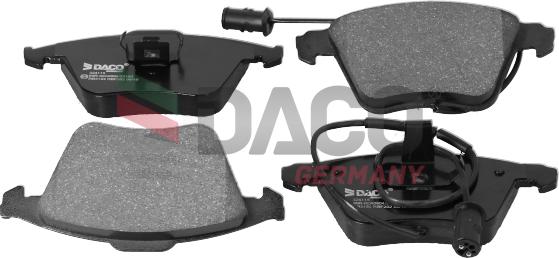 DACO 324115 - Гальмівні колодки, дискові гальма autozip.com.ua