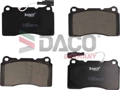 DACO 320107 - Гальмівні колодки, дискові гальма autozip.com.ua