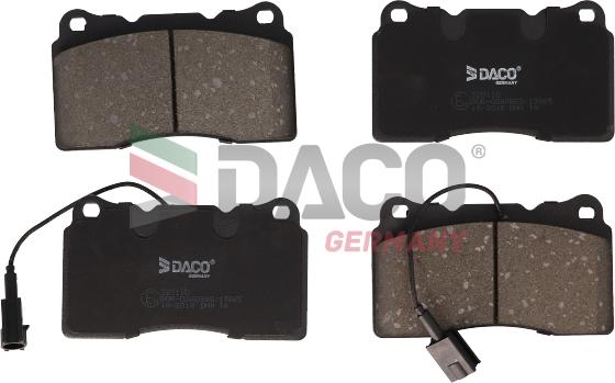 DACO 320110 - Гальмівні колодки, дискові гальма autozip.com.ua