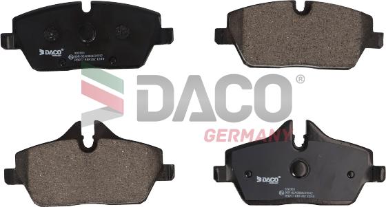DACO 320303 - Гальмівні колодки, дискові гальма autozip.com.ua