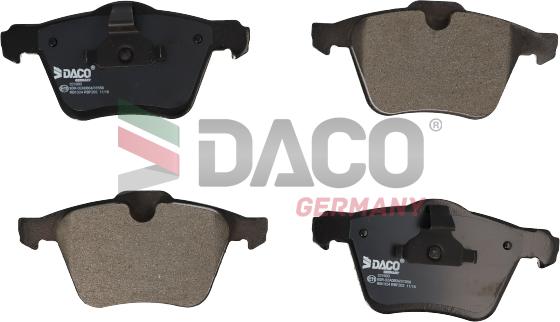 DACO 321003 - Гальмівні колодки, дискові гальма autozip.com.ua