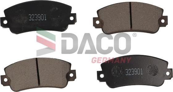DACO 323901 - Гальмівні колодки, дискові гальма autozip.com.ua