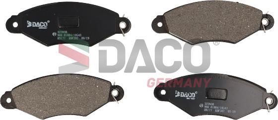 DACO 323938 - Гальмівні колодки, дискові гальма autozip.com.ua