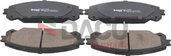 DACO 323922 - Гальмівні колодки, дискові гальма autozip.com.ua