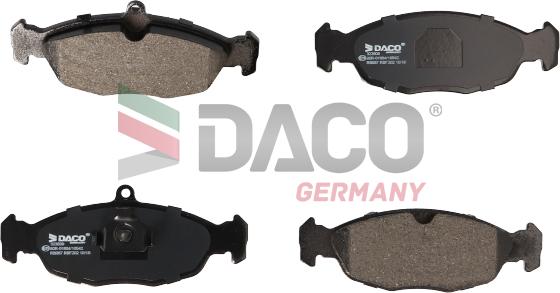 DACO 323609 - Гальмівні колодки, дискові гальма autozip.com.ua
