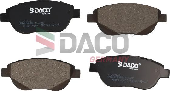 DACO 323740 - Гальмівні колодки, дискові гальма autozip.com.ua