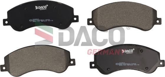 DACO 322562 - Гальмівні колодки, дискові гальма autozip.com.ua