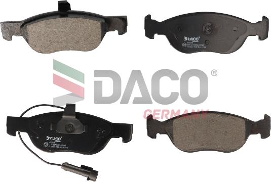 DACO 322338 - Гальмівні колодки, дискові гальма autozip.com.ua