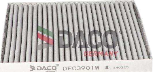 DACO DFC3901W - Фільтр, повітря у внутрішній простір autozip.com.ua