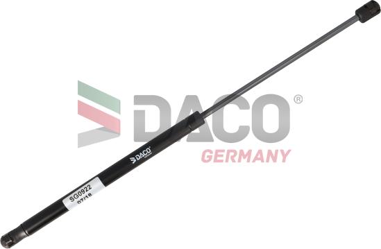 DACO SG0922 - Газова пружина, капот autozip.com.ua