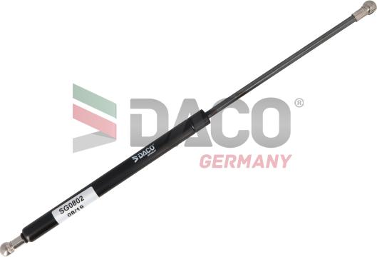 DACO SG0802 - Газова пружина, кришка багажник autozip.com.ua