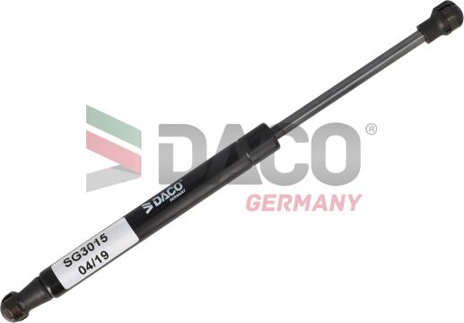 DACO SG3015 - Газова пружина, кришка багажник autozip.com.ua