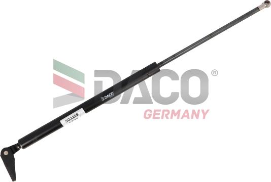 DACO SG2206 - Газова пружина, кришка багажник autozip.com.ua
