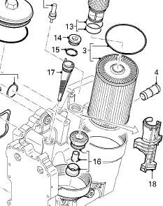 DAF 164 3070 - Масляний фільтр autozip.com.ua