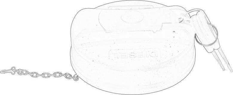 DAF 2293 403 - Кришка, паливної бак autozip.com.ua