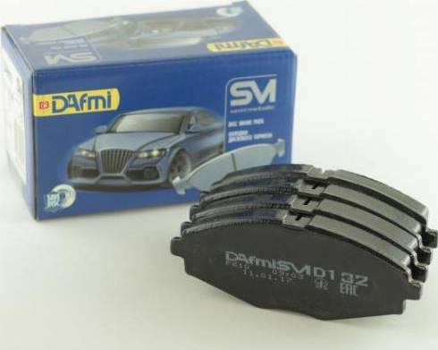 Dafmi D132SM - Гальмівні колодки, дискові гальма autozip.com.ua