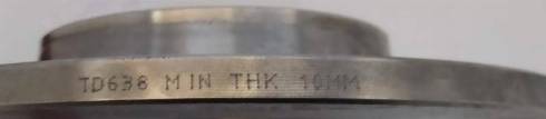 Dafmi TD638 - Гальмівний диск autozip.com.ua
