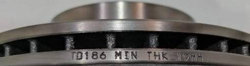 Dafmi TD186 - Гальмівний диск autozip.com.ua