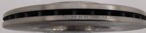 Dafmi TD239 - Гальмівний диск autozip.com.ua