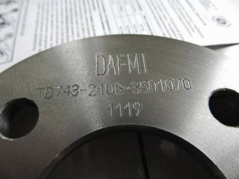 Dafmi TD743 - Гальмівний диск autozip.com.ua