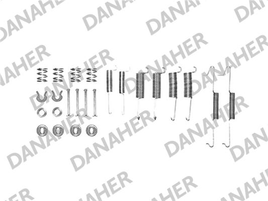 Danaher 7571 - Комплектуючі, барабанний гальмівний механізм autozip.com.ua