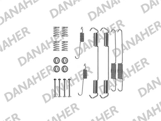 Danaher 7689 - Комплектуючі, барабанний гальмівний механізм autozip.com.ua