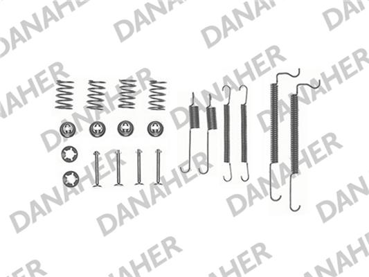 Danaher 7628 - Комплектуючі, барабанний гальмівний механізм autozip.com.ua