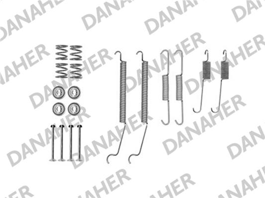 Danaher 7039 - Комплектуючі, барабанний гальмівний механізм autozip.com.ua