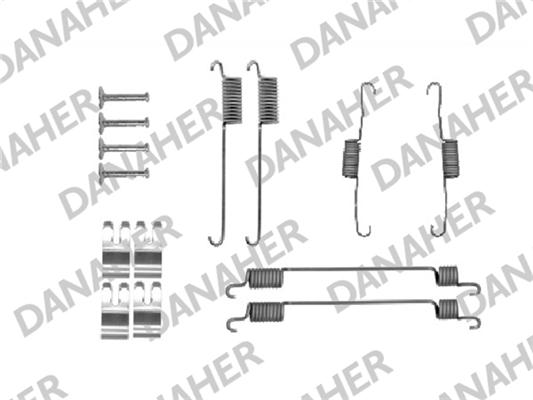 Danaher 7030 - Комплектуючі, барабанний гальмівний механізм autozip.com.ua