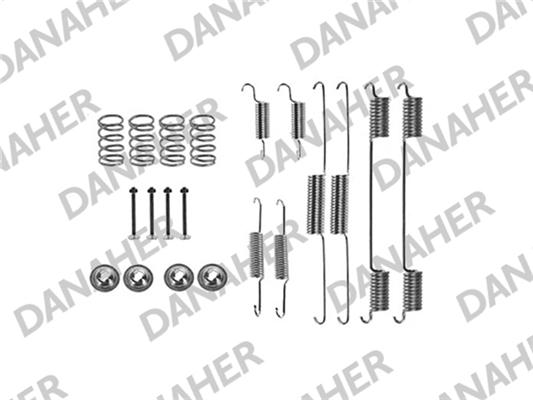 Danaher 7861 - Комплектуючі, барабанний гальмівний механізм autozip.com.ua