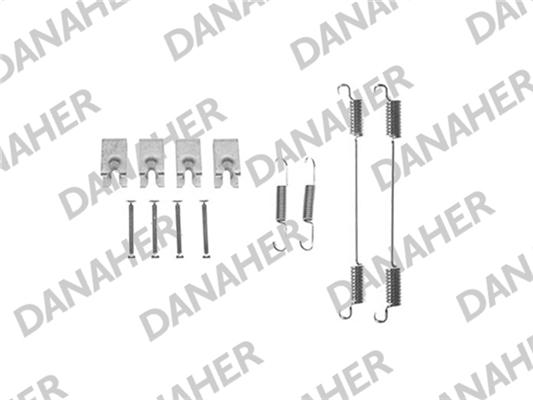 Danaher 7862 - Комплектуючі, барабанний гальмівний механізм autozip.com.ua