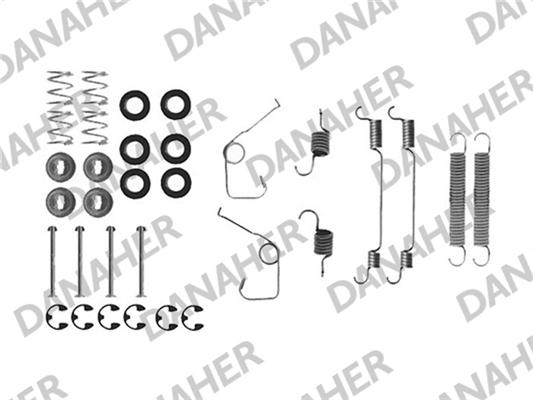 Danaher 7706 - Комплектуючі, барабанний гальмівний механізм autozip.com.ua