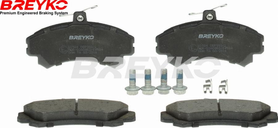 DAVID VASCO Q1584 - Гальмівні колодки, дискові гальма autozip.com.ua