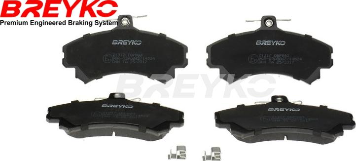 DAVID VASCO Z1317 - Гальмівні колодки, дискові гальма autozip.com.ua