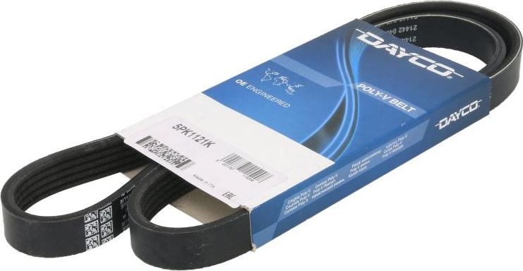 DAYCO 5PK1121K - Поліклиновий ремінь autozip.com.ua