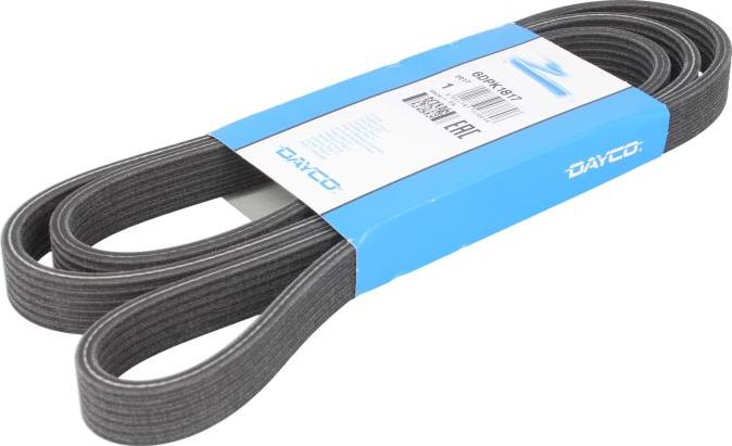 DAYCO 6DPK1817 - Поліклиновий ремінь autozip.com.ua