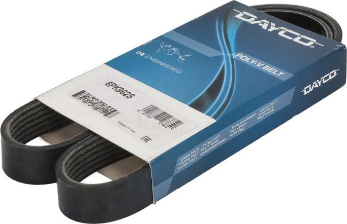 DAYCO 6PK962S - Поліклиновий ремінь autozip.com.ua