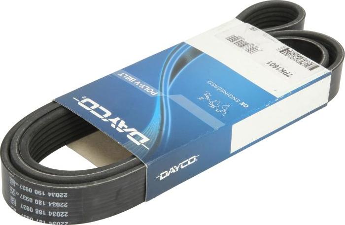 DAYCO 7PK1601 - Поліклиновий ремінь autozip.com.ua