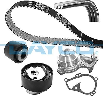 DAYCO KBIOWP140 - Водяний насос + комплект зубчатого ременя autozip.com.ua