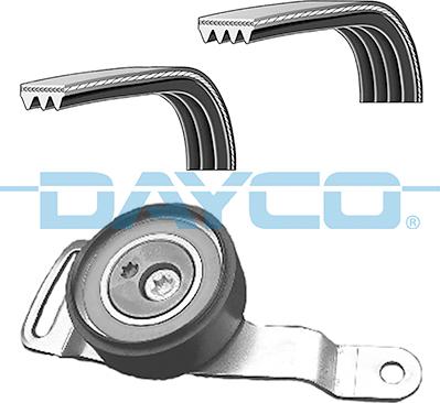 Dayco KPV427 - Поликлиновий ремінний комплект autozip.com.ua