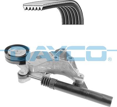 Dayco KPV522 - Поликлиновий ремінний комплект autozip.com.ua
