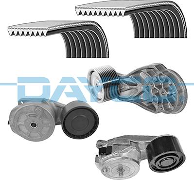 DAYCO KPV166HD - Поликлиновий ремінний комплект autozip.com.ua