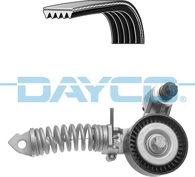 Dayco KPV576 - Поликлиновий ремінний комплект autozip.com.ua
