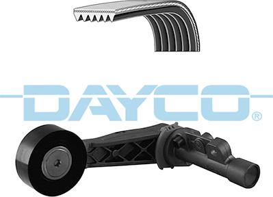Dayco KPV284 - Поликлиновий ремінний комплект autozip.com.ua