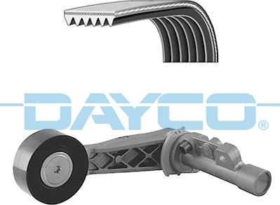 Dayco KPV222 - Поликлиновий ремінний комплект autozip.com.ua
