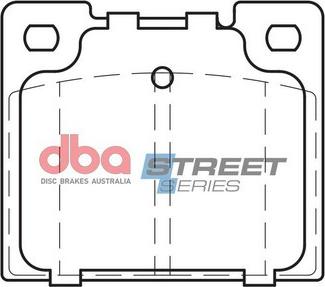 DBA Australia DB538SS - Гальмівні колодки, дискові гальма autozip.com.ua