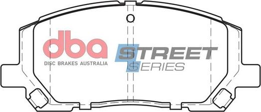 DBA Australia DB1488SS - Гальмівні колодки, дискові гальма autozip.com.ua